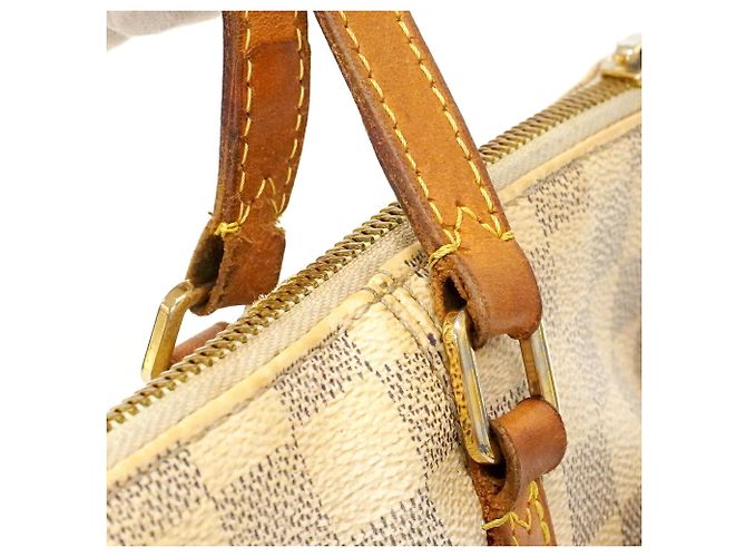 Borsa Tote Louis Vuitton Damier Azur Totally PM Bianco - vista 9