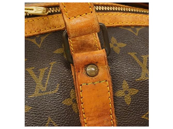 Borsa Louis Vuitton Boston Monogram Saxpool 45 Marrone - vista 10