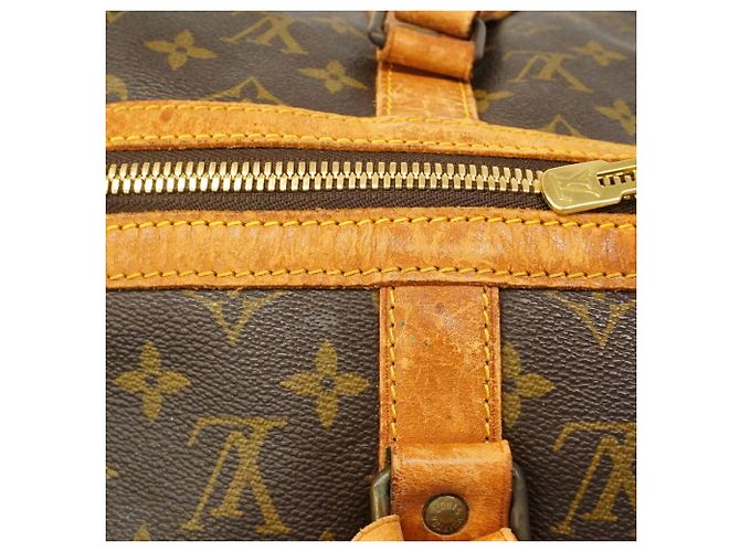 Borsa Louis Vuitton Boston Monogram Saxpool 45 Marrone - vista 11
