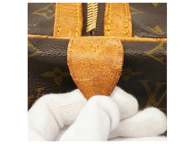 Borsa Louis Vuitton Boston Monogram Saxpool 45 Marrone - vista 5