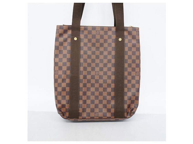 Borsa Tote Louis Vuitton Damier Cabas Bobour in Ebene Damier ebene - vista 10