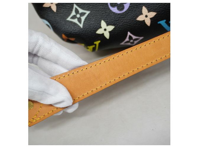 Bolsa de Ombro Louis Vuitton Monogram Multicolor Patty M40306 Noir Preto - vista 10