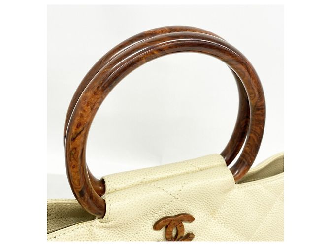 Bolso Chanel Matelassé en Beige - vista 8