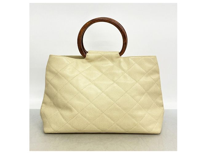 Bolso Chanel Matelassé en Beige - vista 9