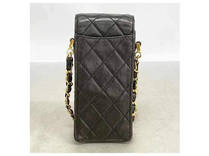 Borsa a tracolla Chanel Matelassé con catena Nero - vista 10