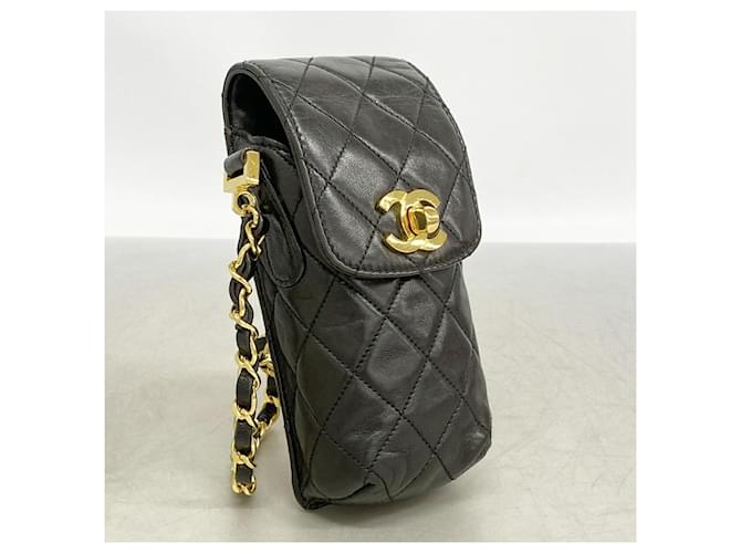 Borsa a tracolla Chanel Matelassé con catena Nero - vista 2