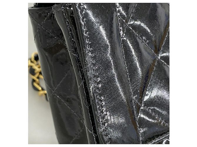 Borsa a tracolla Chanel Matelassé con catena Nero - vista 7