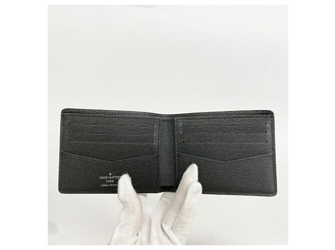 Louis Vuitton Epi Portefeuille Slender Wallet Nero - vista 3