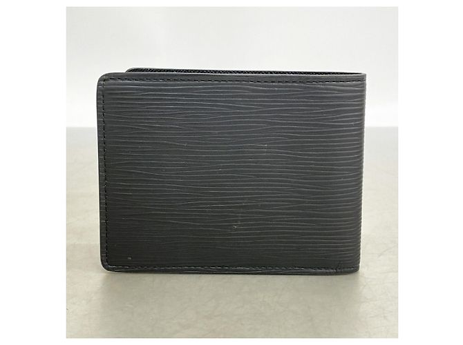 Louis Vuitton Epi Portefeuille Slender Wallet Nero - vista 7