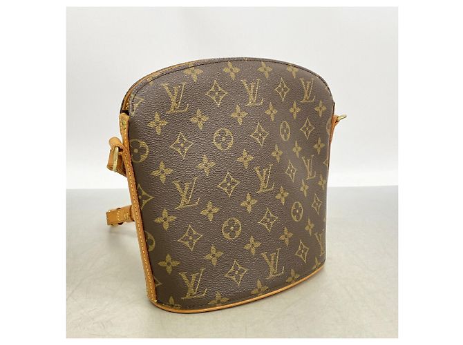 Sac à épaule Louis Vuitton Monogram Druot Marron - vue 2