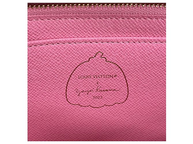 Louis Vuitton Monogram Pumpkin Portefeuille Sarah Long Wallet Marrone Multicolore - vista 4