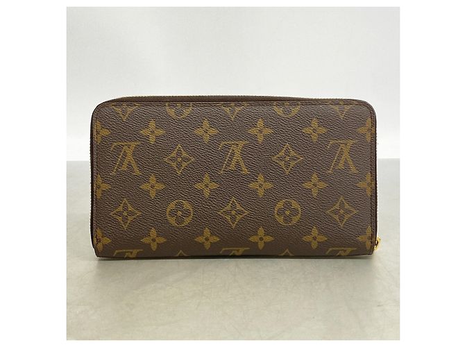 Cartera Larga Louis Vuitton Monogram Zippy Organizer Castaño - vista 9