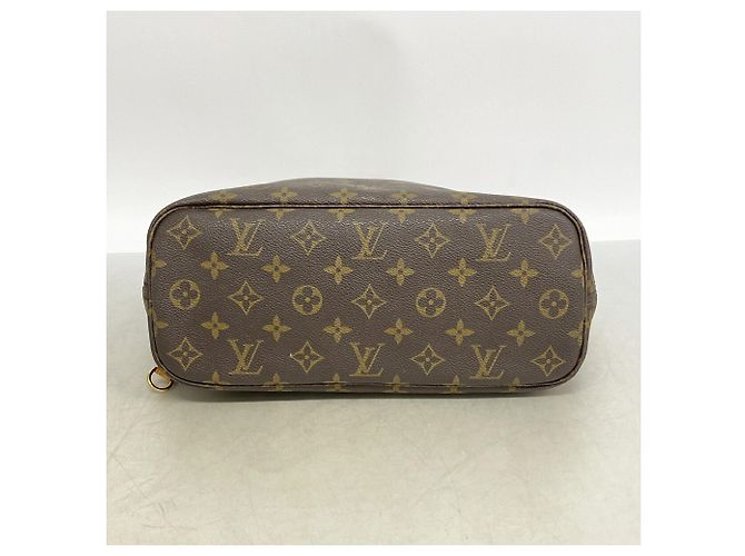 Borsa Tote Louis Vuitton Monogram Neverfull PM Marrone - vista 3