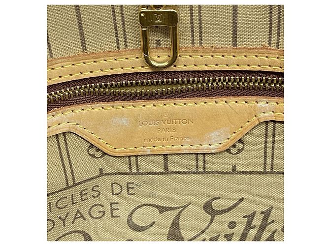 Borsa Tote Louis Vuitton Monogram Neverfull PM Marrone - vista 5