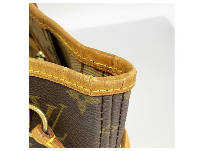 Borsa Tote Louis Vuitton Monogram Neverfull PM Marrone - vista 6