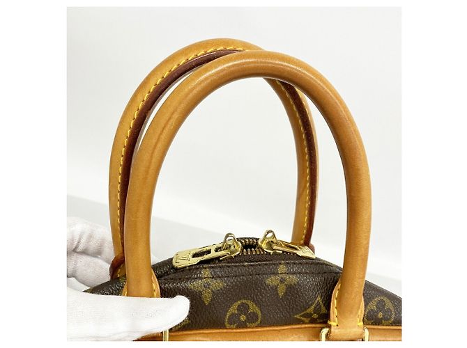 Borsa Louis Vuitton Monogram Deauville M47270 Marrone - vista 10