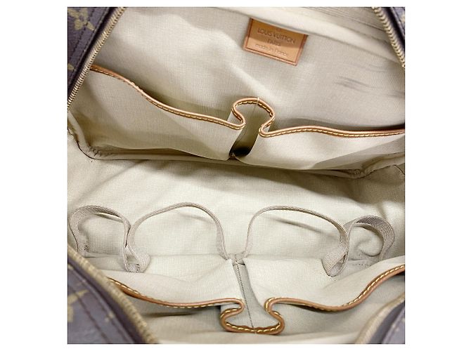 Borsa Louis Vuitton Monogram Deauville M47270 Marrone - vista 4