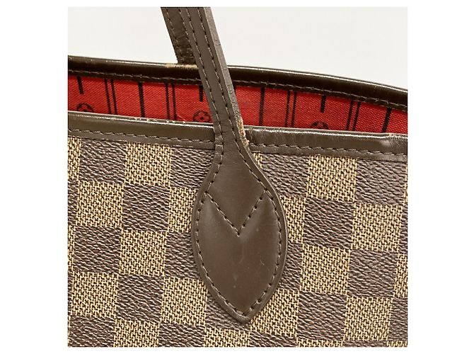 Borsa Tote Louis Vuitton Damier Neverfull MM N51105 Ebene Damier ebene - vista 10