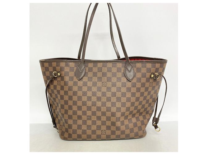 Borsa Tote Louis Vuitton Damier Neverfull MM N51105 Ebene Damier ebene - vista 11