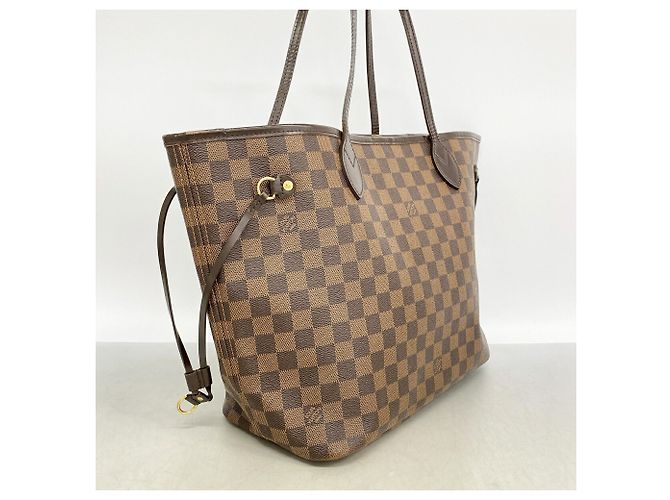 Borsa Tote Louis Vuitton Damier Neverfull MM N51105 Ebene Damier ebene - vista 2