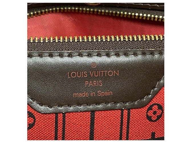 Borsa Tote Louis Vuitton Damier Neverfull MM N51105 Ebene Damier ebene - vista 5