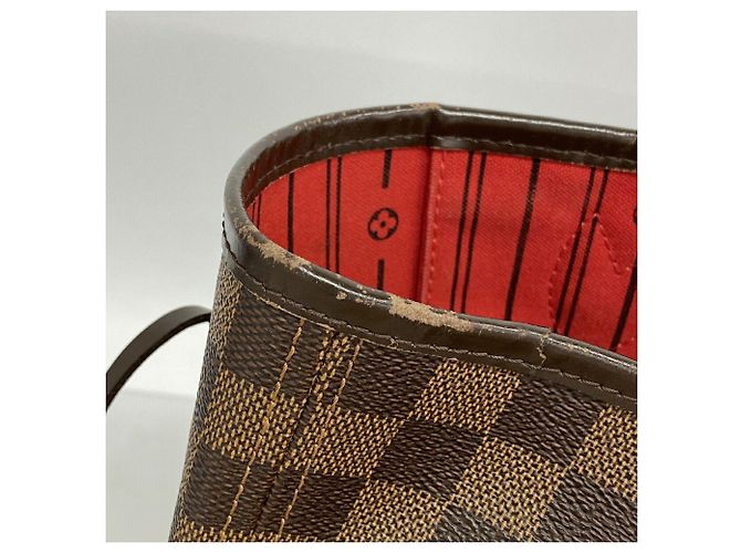 Borsa Tote Louis Vuitton Damier Neverfull MM N51105 Ebene Damier ebene - vista 6