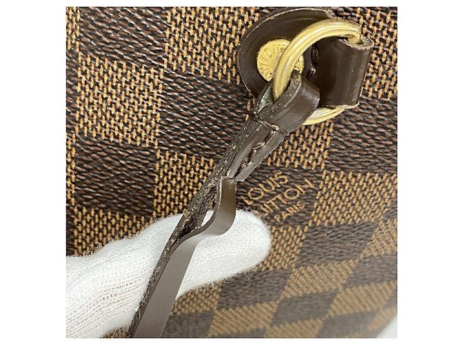 Borsa Tote Louis Vuitton Damier Neverfull MM N51105 Ebene Damier ebene - vista 7
