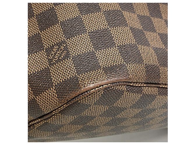 Borsa Tote Louis Vuitton Damier Neverfull MM N51105 Ebene Damier ebene - vista 9