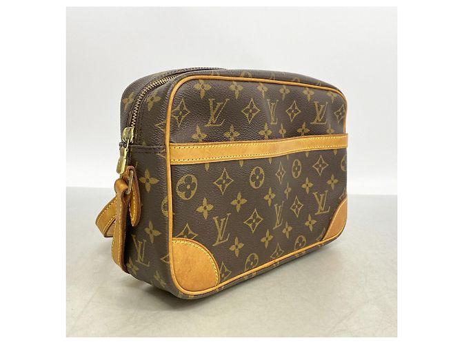 Borsa a tracolla Louis Vuitton Monogram Trocadero 27 Marrone - vista 2