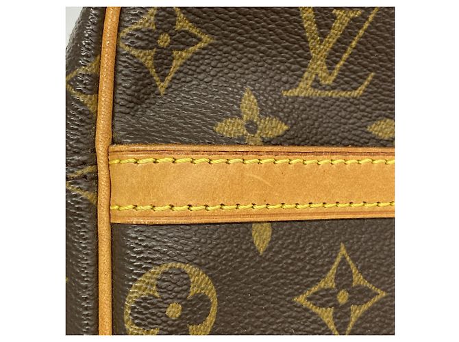 Borsa a tracolla Louis Vuitton Monogram Trocadero 27 Marrone - vista 8