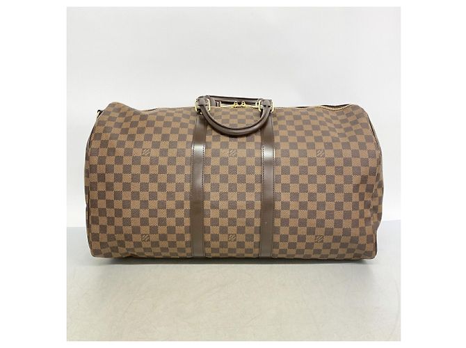 Louis Vuitton Boston Damier Keepall Bandoulière 55 Damier ebene - vista 11