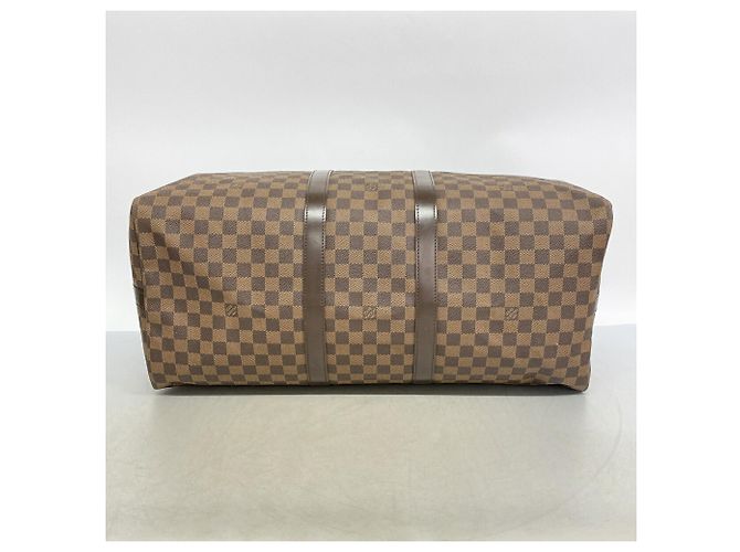Louis Vuitton Boston Damier Keepall Bandoulière 55 Damier ebene - vista 3