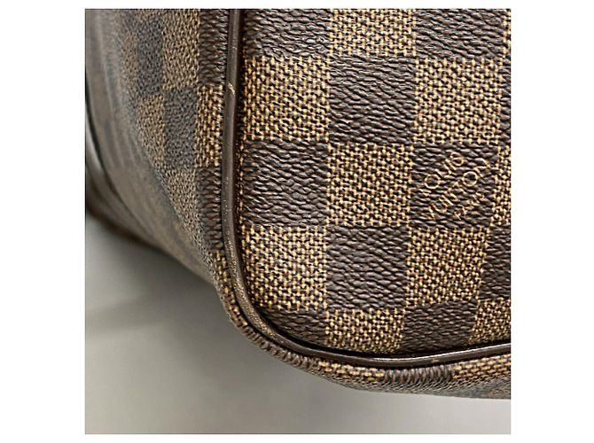 Louis Vuitton Boston Damier Keepall Bandoulière 55 Damier ebene - vista 6