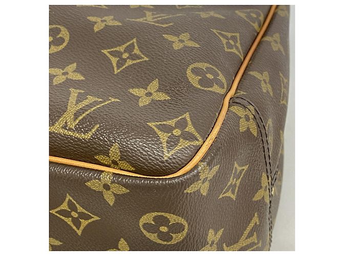 Borsa Louis Vuitton Monogram Deauville Marrone - vista 10