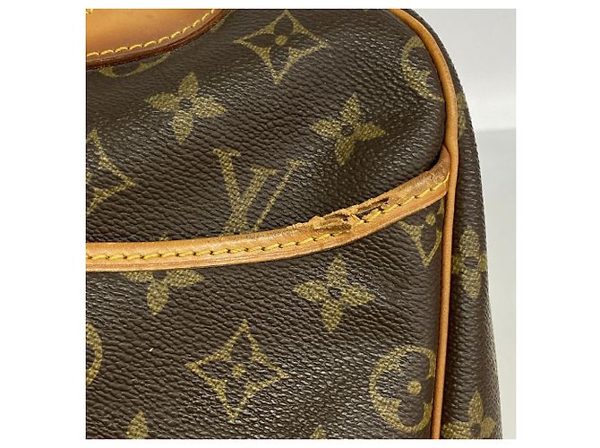 Borsa Louis Vuitton Monogram Deauville Marrone - vista 6