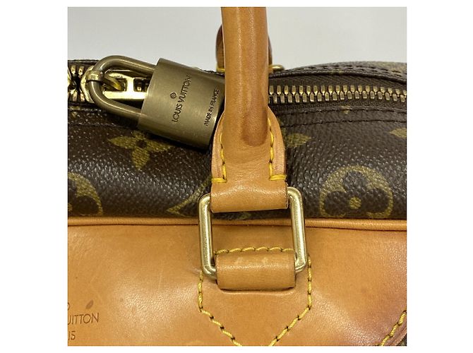 Borsa Louis Vuitton Monogram Deauville Marrone - vista 8