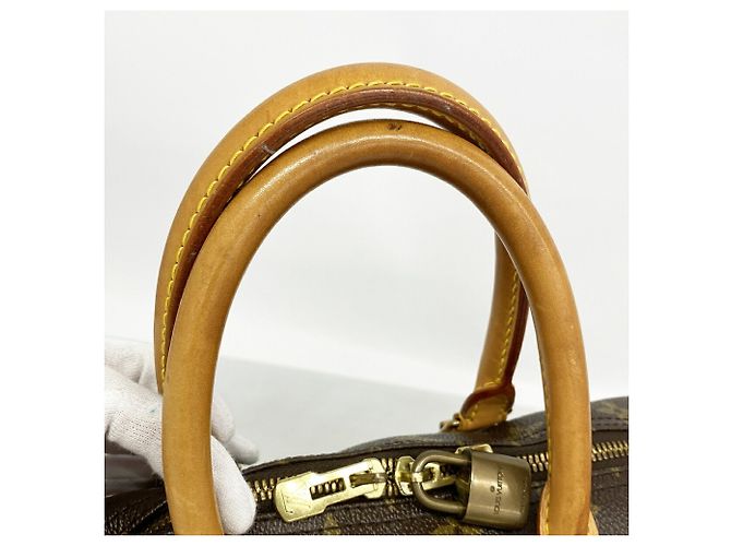 Borsa Louis Vuitton Monogram Deauville Marrone - vista 9