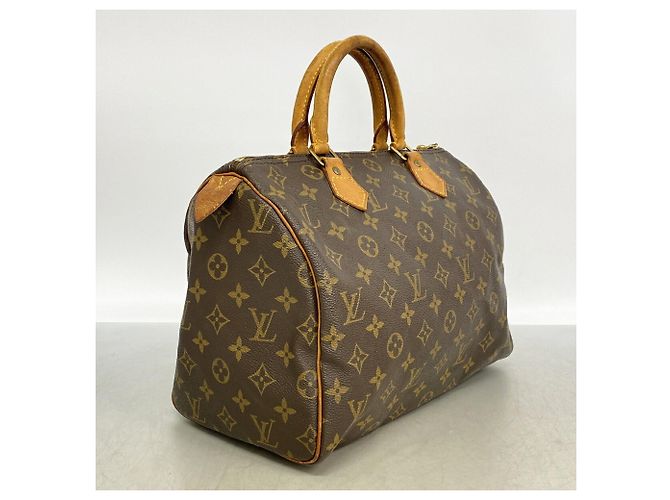 Borsa Louis Vuitton Monogram Speedy 30 Marrone - vista 2