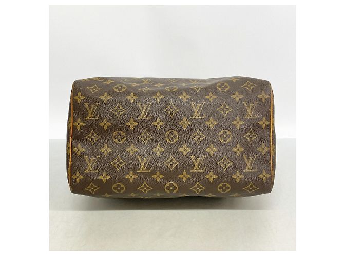 Borsa Louis Vuitton Monogram Speedy 30 Marrone - vista 3