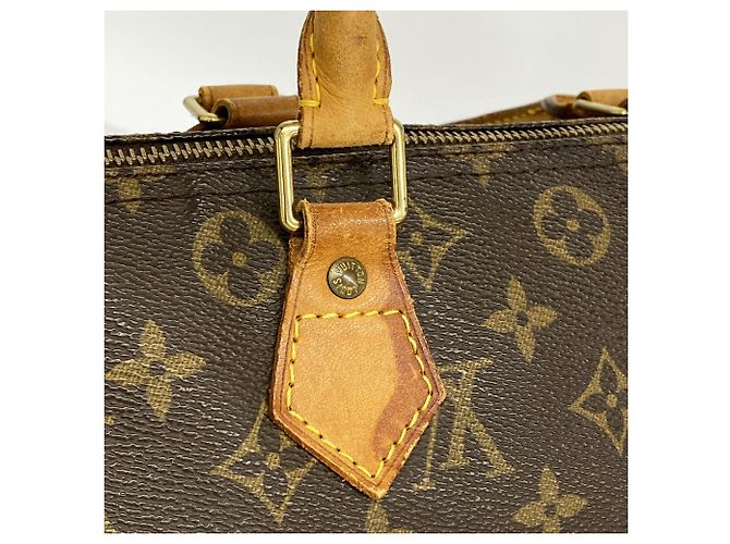 Borsa Louis Vuitton Monogram Speedy 30 Marrone - vista 8