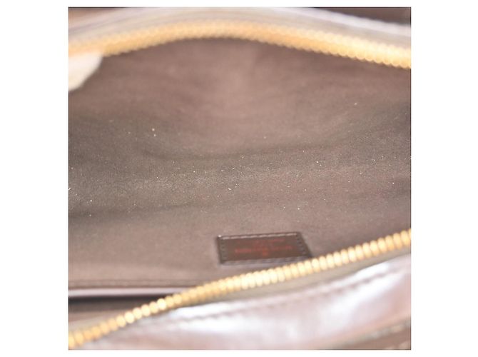 Louis Vuitton Pochette Saint Louis Damier Ebene Marrone - vista 3