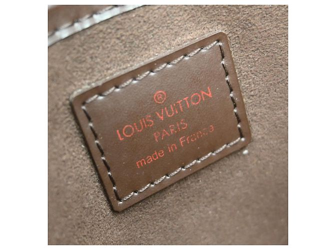 Louis Vuitton Pochette Saint Louis Damier Ebene Marrone - vista 4