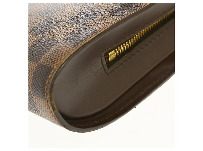 Louis Vuitton Pochette Saint Louis Damier Ebene Marrone - vista 6