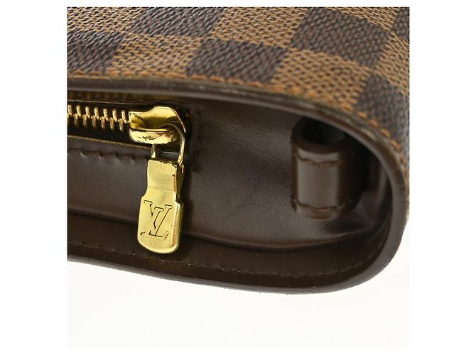 Louis Vuitton Pochette Saint Louis Damier Ebene Marrone - vista 7