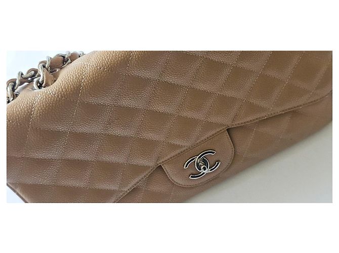 Borsa a patta Chanel Jumbo in pelle. Rosa - vista 2