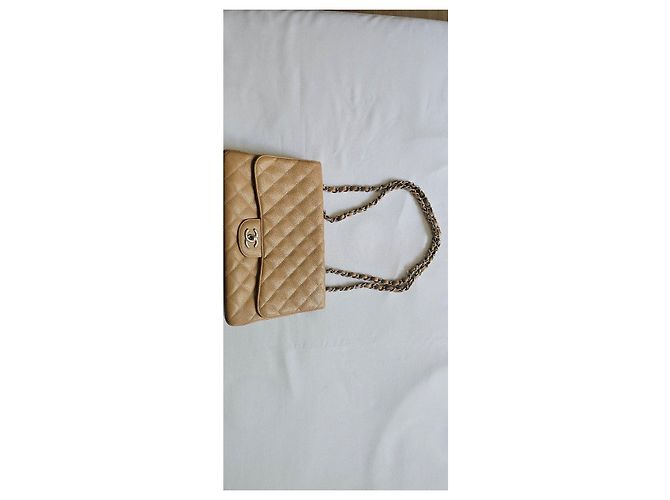 Borsa a patta Chanel Jumbo in pelle. Rosa - vista 4