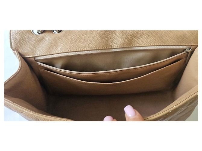 Borsa a patta Chanel Jumbo in pelle. Rosa - vista 8