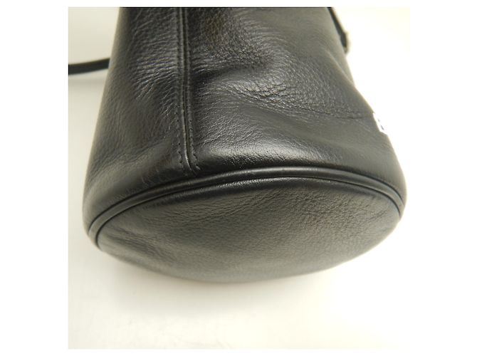 Borsa a tracolla con coulisse Balenciaga Everyday Nero - vista 14