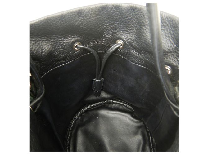 Borsa a tracolla con coulisse Balenciaga Everyday Nero - vista 18