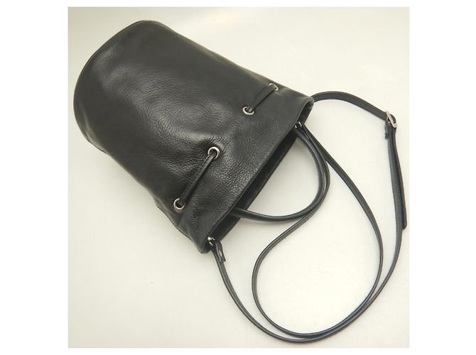 Borsa a tracolla con coulisse Balenciaga Everyday Nero - vista 3